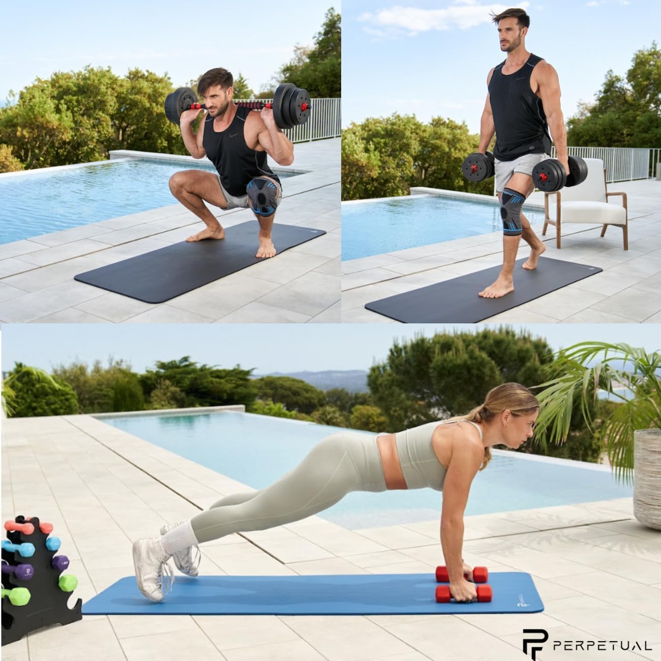 Esterilla De Yoga Y Pilates Antideslizante De 10mm Perpetual Con Correa Y Bolsa De Transporte_1