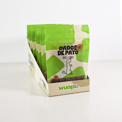 Snack Natual Para Perro 67% Carne De Pato En Dados 12 Paq X(100gr) Wuapu_5