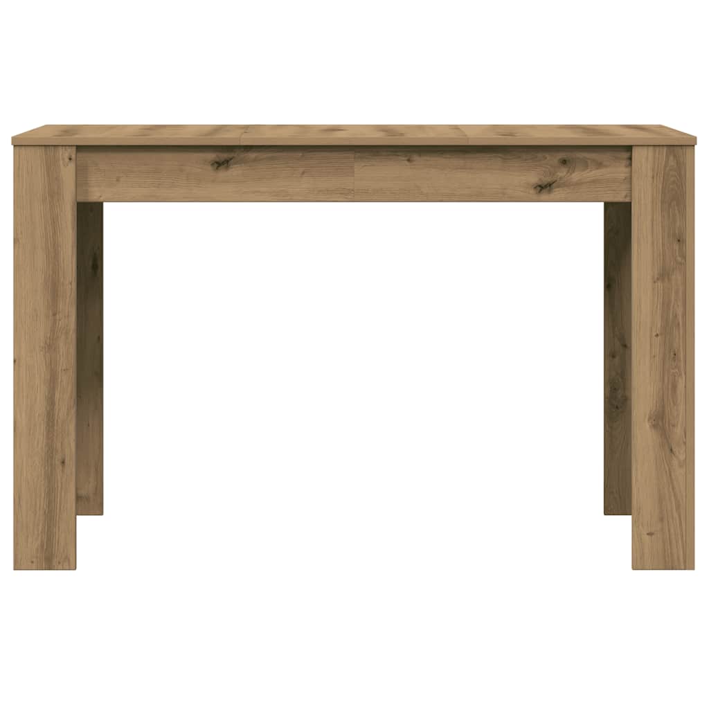 Mesa De Comedor Roble Artesano 120x60x76cm Madera Reconstituida_3