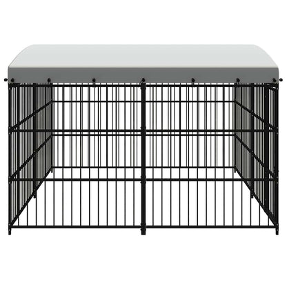 Perrera De Exterior Con Techo 300x300x210 Cm_3