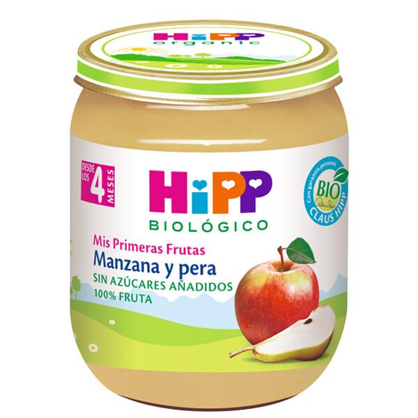 Tarrito de manzana y pera bio +4 meses HiPP 125g