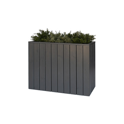 Jardinera Alta De Madera Autoportante 100x34,5x80 Cm City Grey Hortalia_1