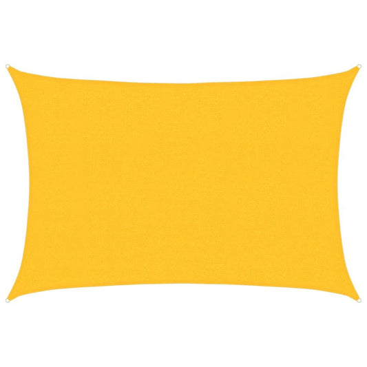 Vidaxl Toldo De Vela Hdpe Amarrilo 160 G/m² 2,5x4 M_0