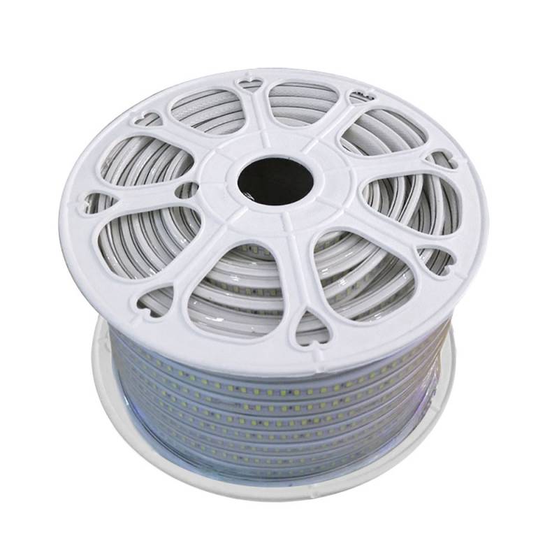 Tira Led Monocolor Smd2835, Dc24v, 50 Metros (120led/m), 500w, Ip66, Ambar_0