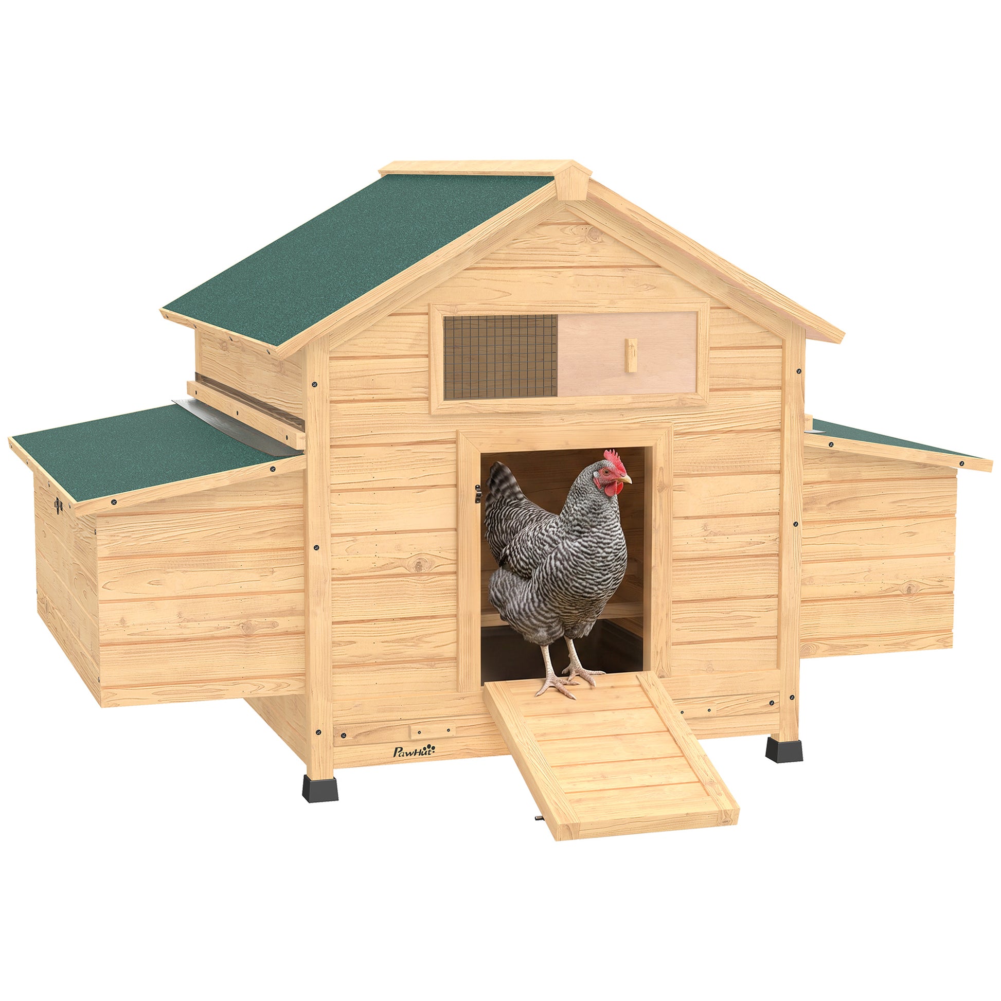 Pawhut Gallinero De Madera Para Exterior_0