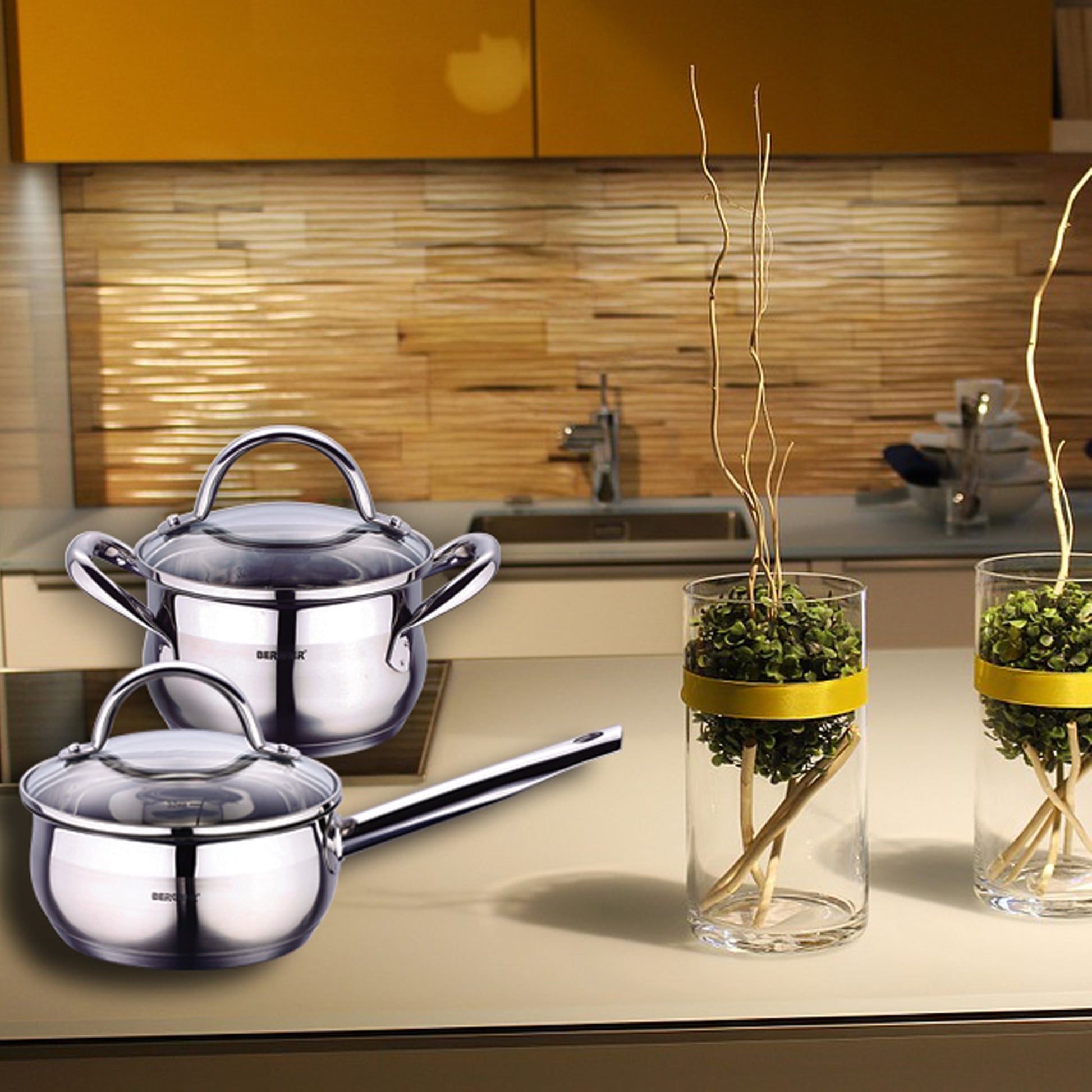 Bergner - Cacerola 20x11.5cm 3.3l C/t  Gourmet Acer.inox_2