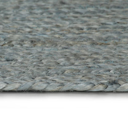 Vidaxl Alfombra De Yute Tejida A Mano Redonda Verde Oliva 120 Cm / Vetonek_0