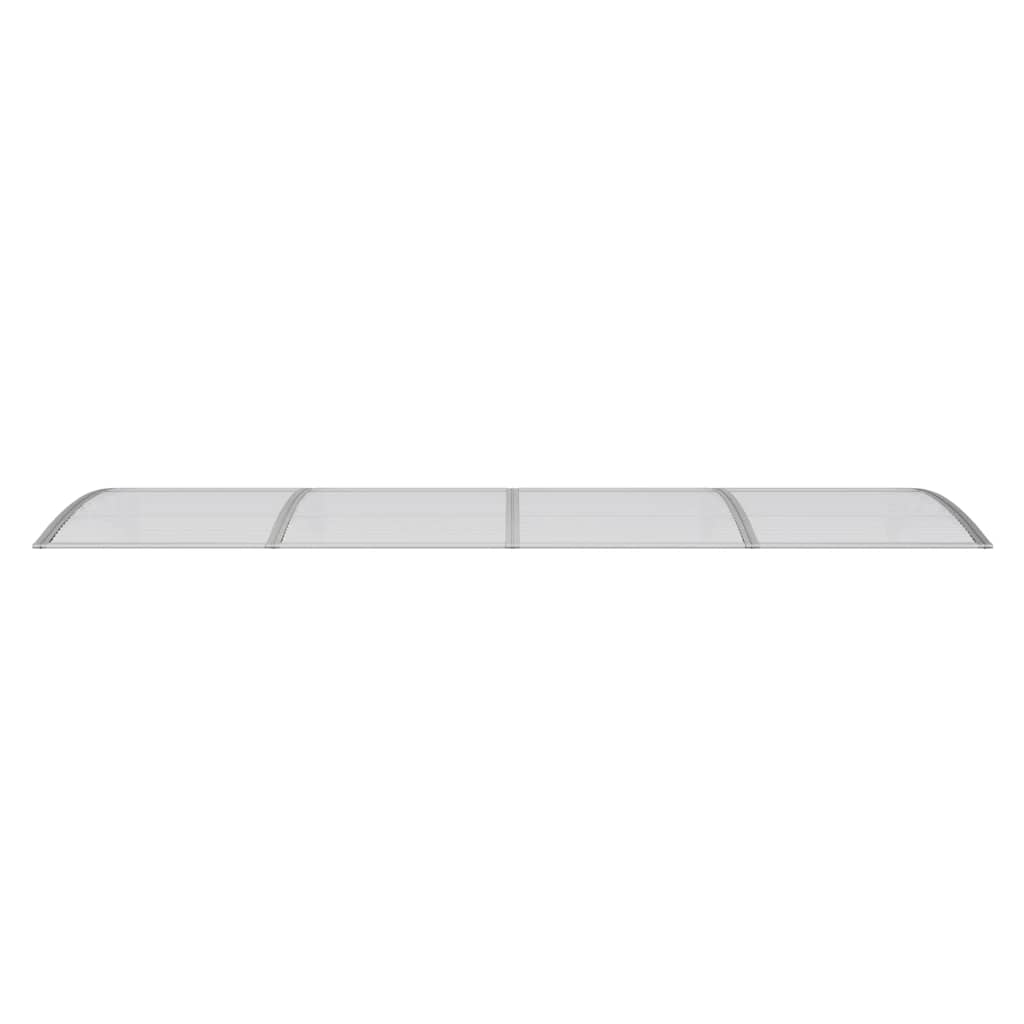 Marquesina Para Puerta Gris 350x100 Cm Policarbonato_3