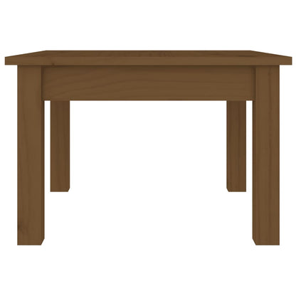 Mesa De Centro Madera Maciza De Pino Marrón Miel 45x45x30 Cm_3