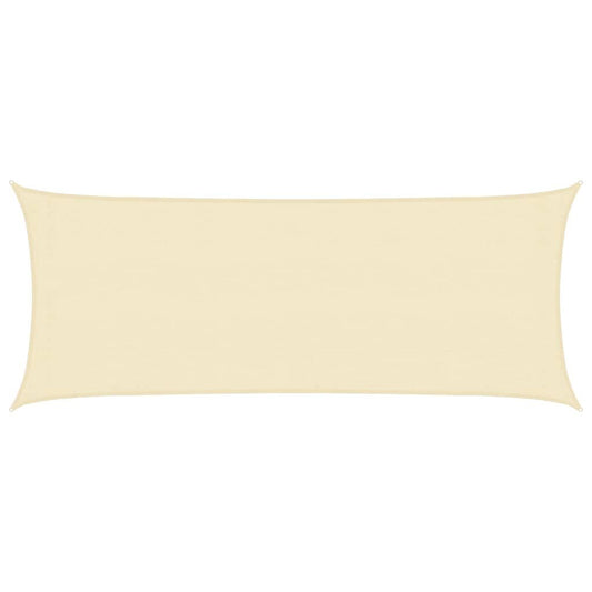 Vidaxl Toldo De Vela Crema Hdpe 160 G/m² 2x4,5 M_0