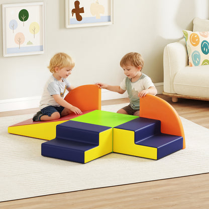 Aiyaplay Juego De 6 Bloques De Espuma Para Niños Base Antideslizante Multicolor_1