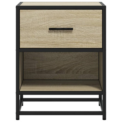 Mesitas Noche 2 Uds Madera Ingeniería Roble Sonoma 40x31x50 Cm_3