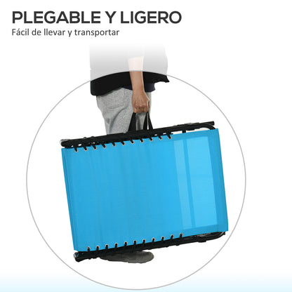 Outsunny Set De 2 Tumbonas Plegables Con Respaldo Ajustable En 4 Posiciones_5