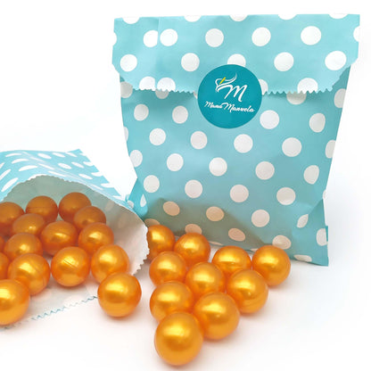 Pack Regalo 12 Perlas De Baño En Forma De Bola - Con Aceite De Soja - Hidrata, Suaviza Y Perfuma La Piel - Aroma Monoi_0