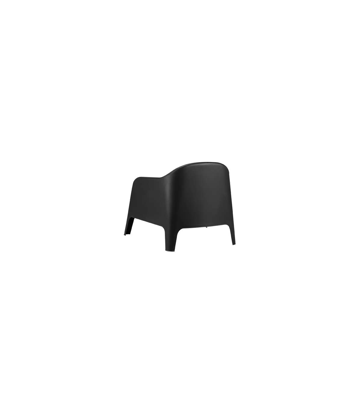 Sillón Jardín Pool Acabado Polipropileno Negro, 70cm(alto) 76cm(ancho) 72cm(fondo)_3