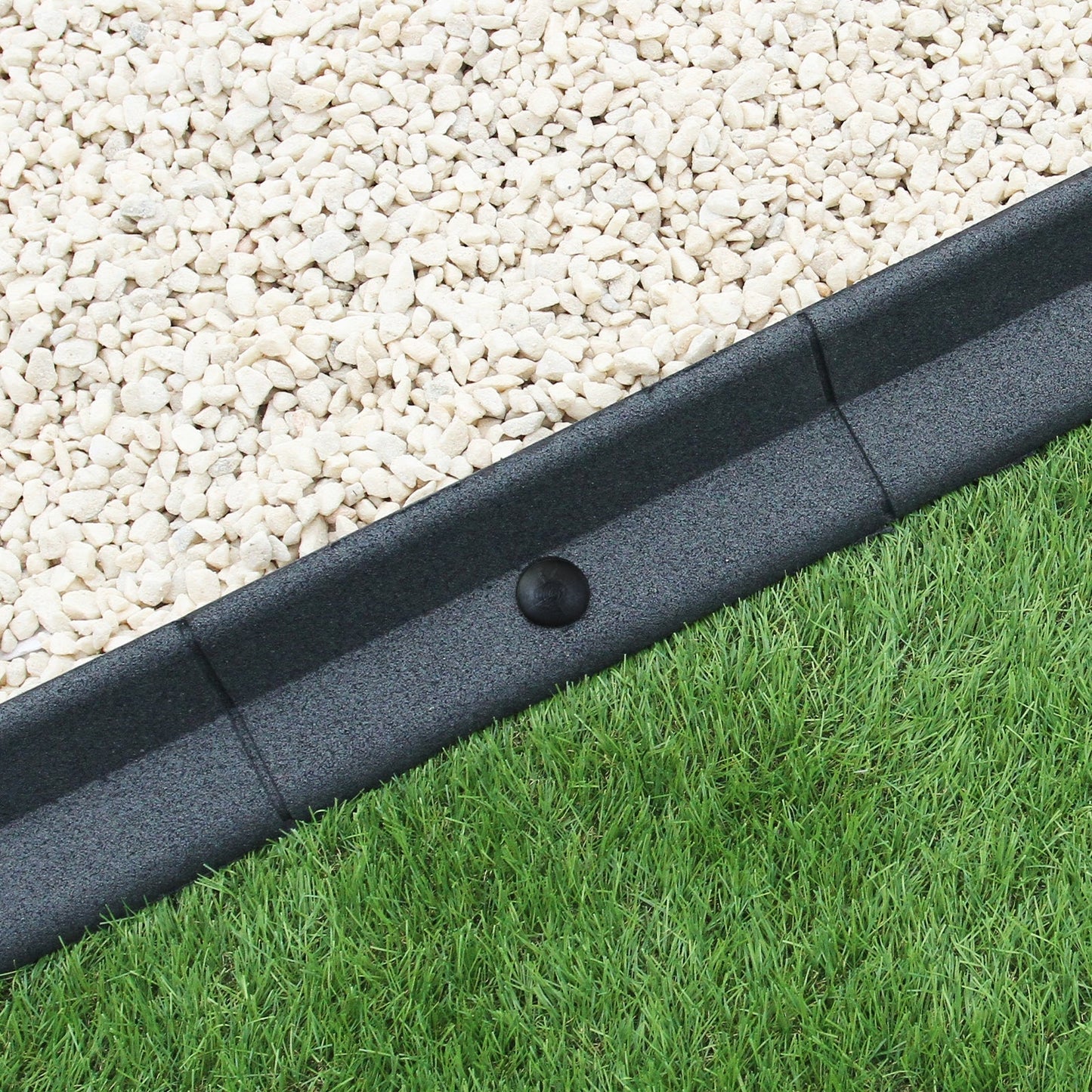 Bordes De Césped Gris Flexibles Jardín Bordes De Césped Paquete De 20 X 1.2m_1