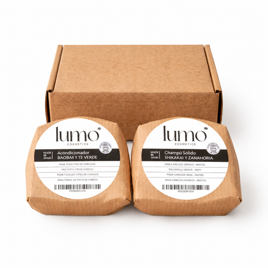 Pack Capilar Equilibrio | Acondicionador Baobab + Champú Sólido Shikakai | Lumo Cosmetics_0