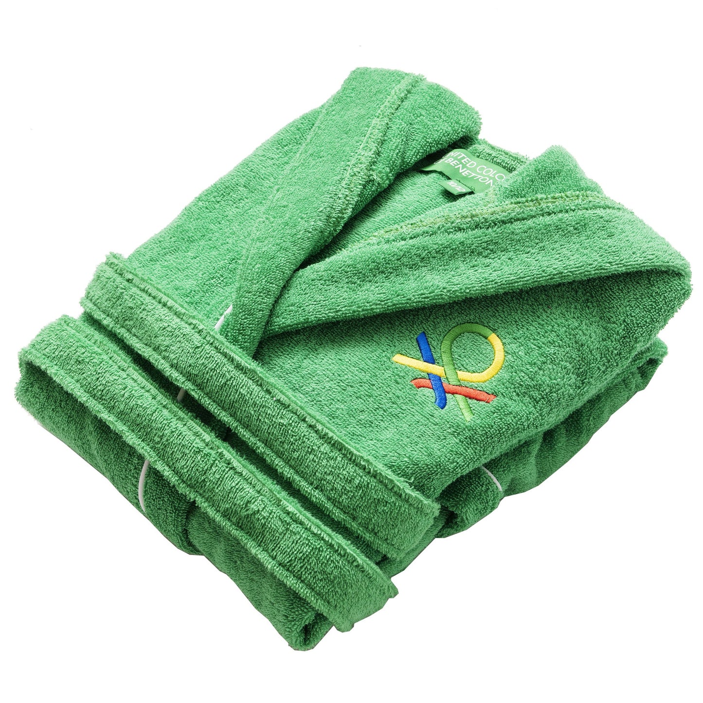 Albornoz De Niños 7-9 Años 380gsm 100% Algodón Verde Kids_1