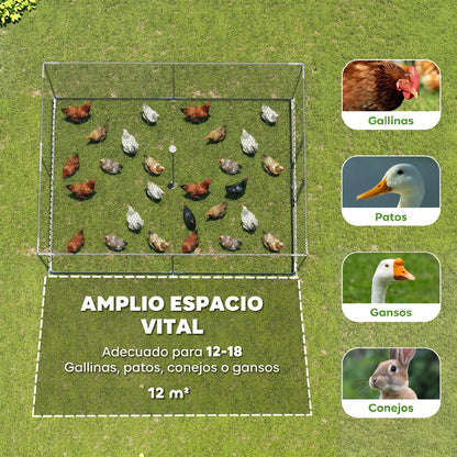 Pawhut Gallinero Para Exterior Grande_3