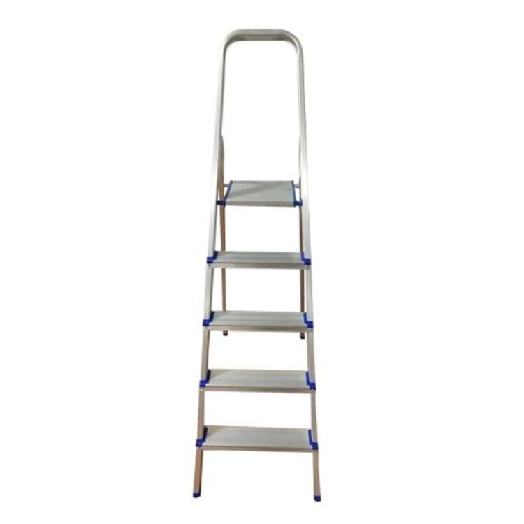 Escalera Domestica Aluminio 5 Peldaños_0