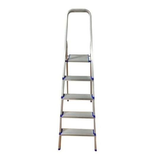 Escalera Domestica Aluminio 5 Peldaños_0
