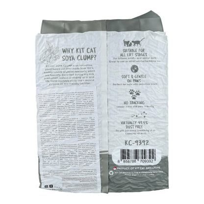 Pack 6 Kit Cat Arena Eco SoyaClump - Charcoal 7 L Arena para gatos