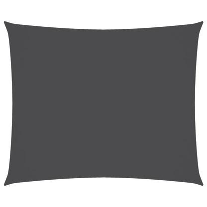 Vidaxl Toldo De Vela Rectangular Tela Oxford Gris Antracita 4x5 M_0