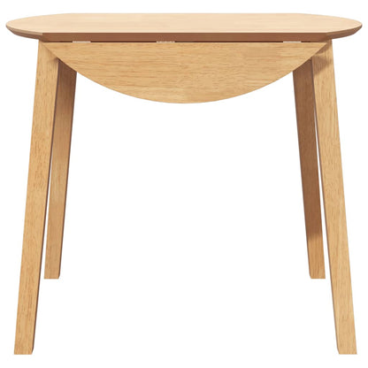Mesa De Comedor Natural Madera Maciza Roble Caucho_3