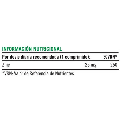 Zinc 25mg 100comp Nature's Bounty