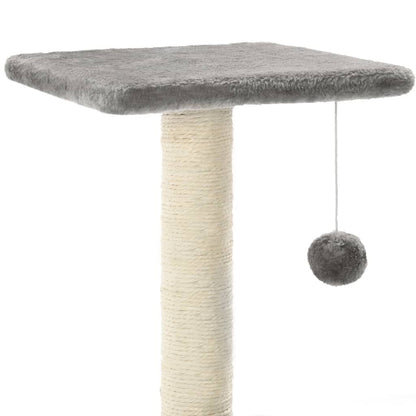 Vidaxl Rascador Para Gatos Con Poste Rascador De Sisal 65 Cm Gris_3