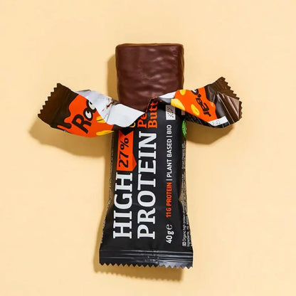 Barrita De Proteína Con Cacahuete Y Cobertura De Chocolate Roobar 40g Bio_2