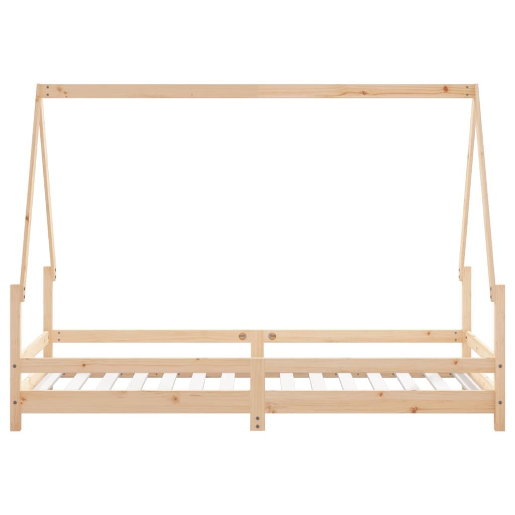 Vidaxl Estructura De Cama Infantil Madera Maciza De Pino 90x190 Cm_4