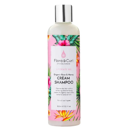Flora And Curl Rose Water And Honey Cream Champú 300ml_0