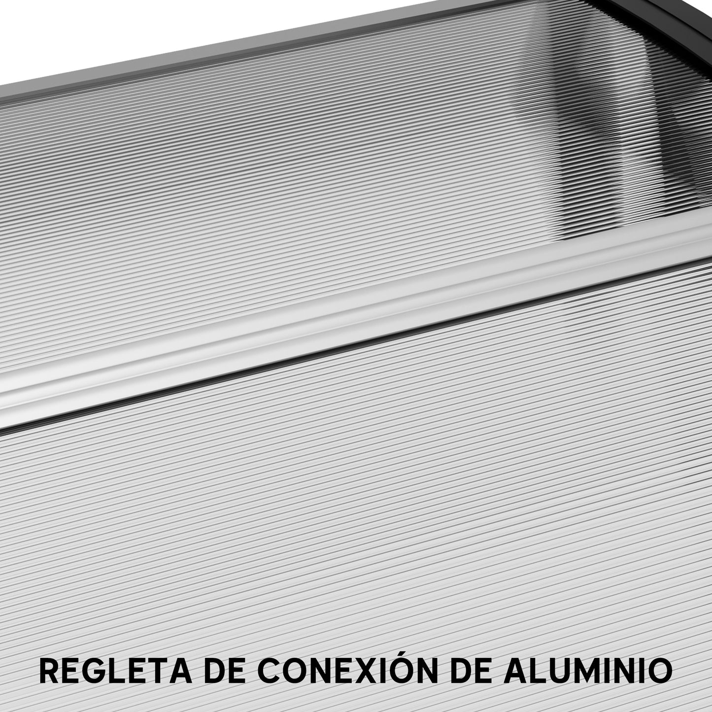Outsunny Marquesina Para Puertas Y Ventanas 195x75cm Tejadillo De Protección_3