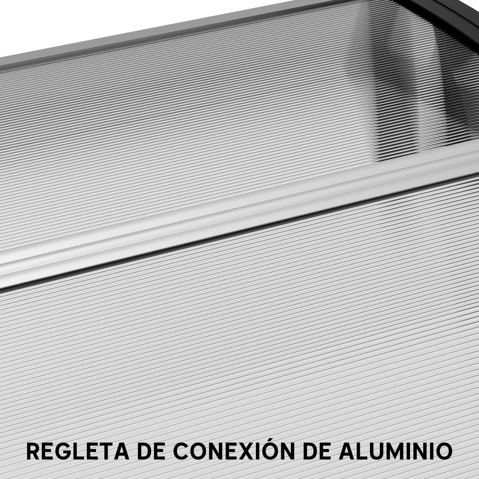 Outsunny Marquesina Para Puertas Y Ventanas 195x75cm Tejadillo De Protección_3