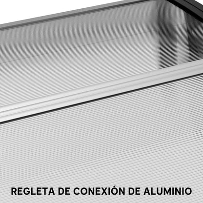 Outsunny Marquesina Para Puertas Y Ventanas 195x75cm Tejadillo De Protección_3
