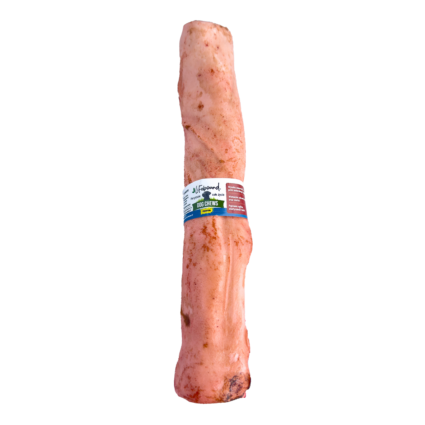 Lifebound - Hueso Masticable Natural Para Perros De Piel De Ternera Rollo Sabor Cordero - 10 Piezas XXL_0