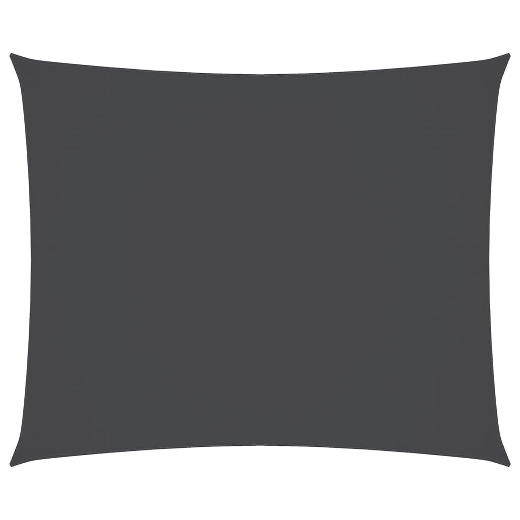 Vidaxl Toldo De Vela Rectangular Tela Oxford Gris Antracita 3,5x4,5 M_0
