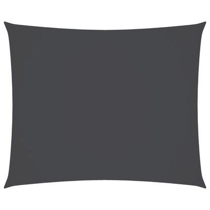 Vidaxl Toldo De Vela Rectangular Tela Oxford Gris Antracita 3,5x4,5 M_0