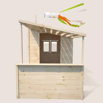 Casita infantil de madera con pérgola Santa Barbara Soulet