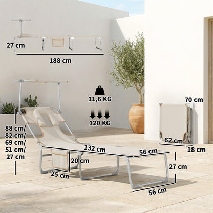 Outsunny Set De 2 Tumbonas Jardín Exterior_2