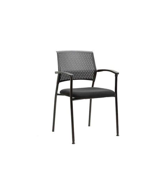 Pack De 4 Sillas Confidente Acabado Negro, 55 Cm(ancho) 85 Cm(altura) 55cm(fondo)_0