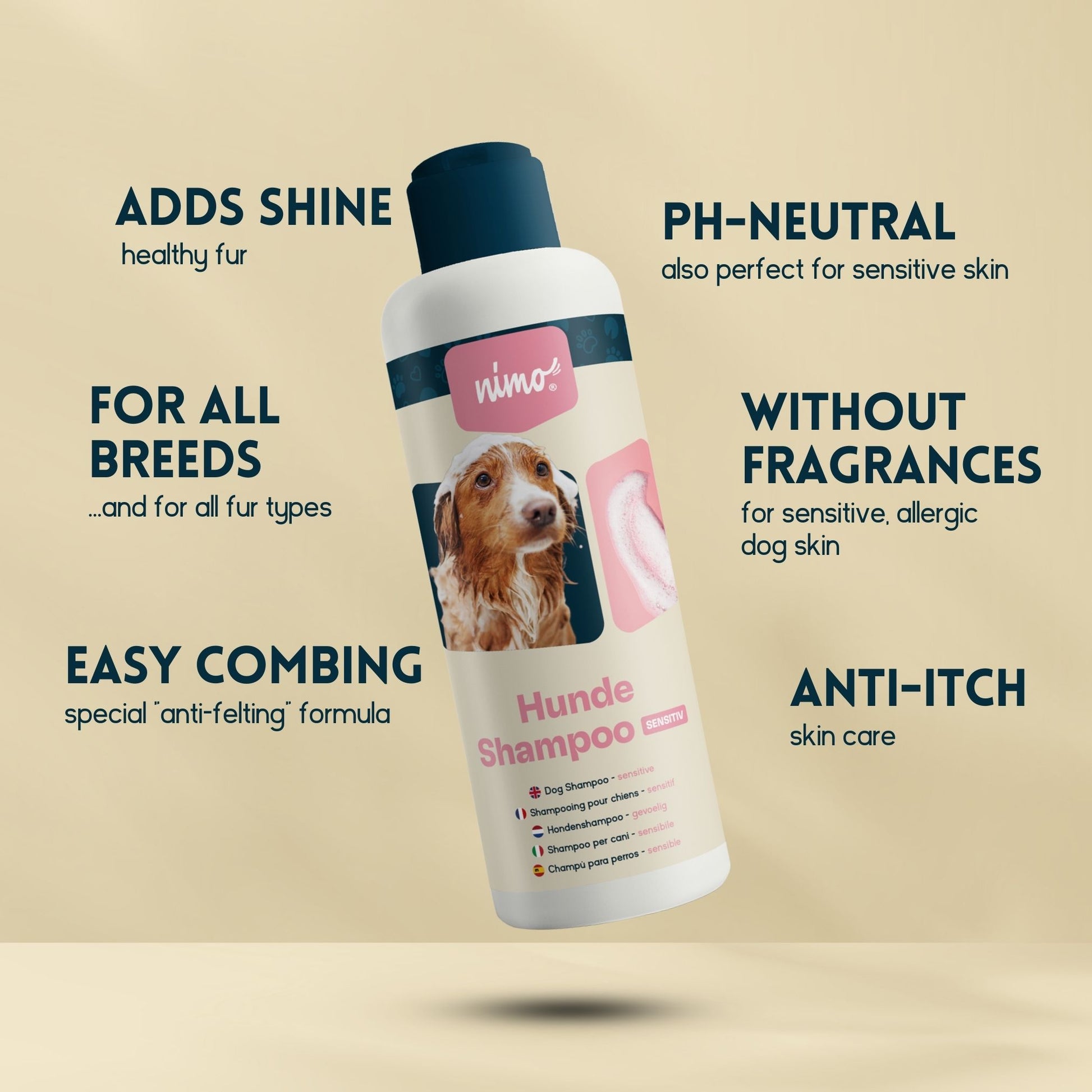 Champú Para Perros Sensible - Nimo - 250 Ml_2
