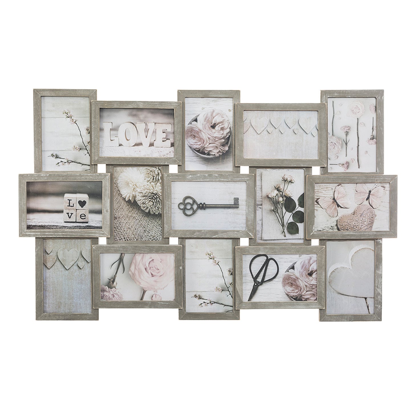 Wellhome Marco Para 15 Fotos Color Aleatorio (marrón O Blanco)