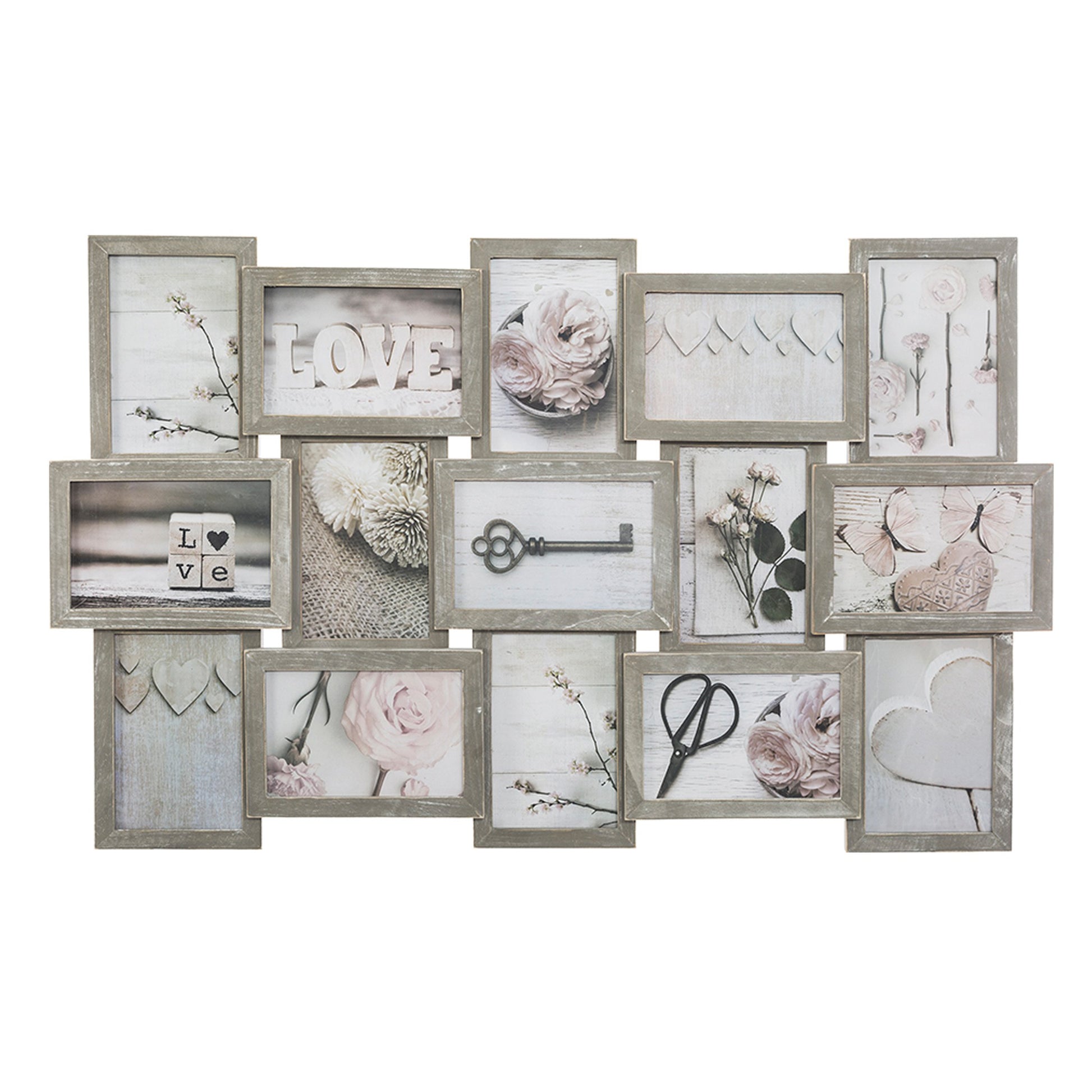 Wellhome Marco Para 15 Fotos Color Aleatorio (marrón O Blanco)