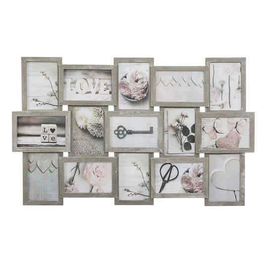 Wellhome Marco Para 15 Fotos Color Aleatorio (marrón O Blanco)