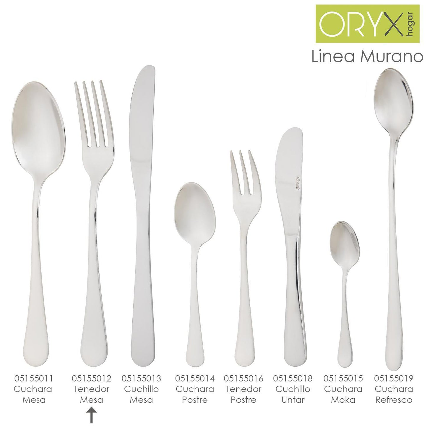 Tenedor Mesa Murano 201 Mm.caja 12 Unidades