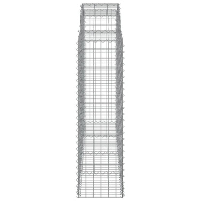 Cestas Gaviones 25 Uds Forma De Arco Hierro 200x50x140/160 Cm_4