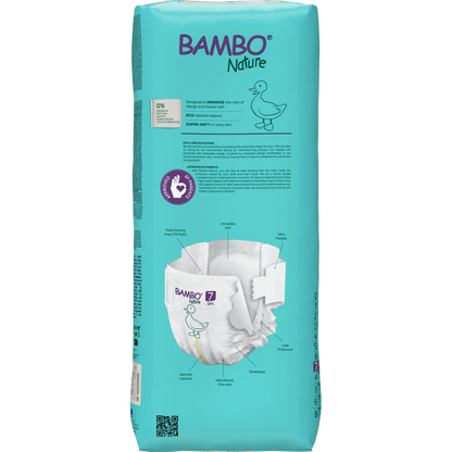 Pañal T7 (+18 Kg) Bambo Nature 40ud