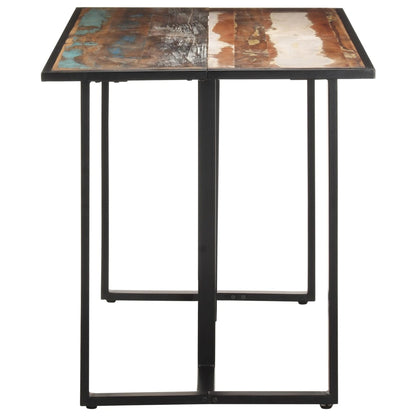 Mesa De Comedor De Madera Maciza Reciclada 140 Cm._1